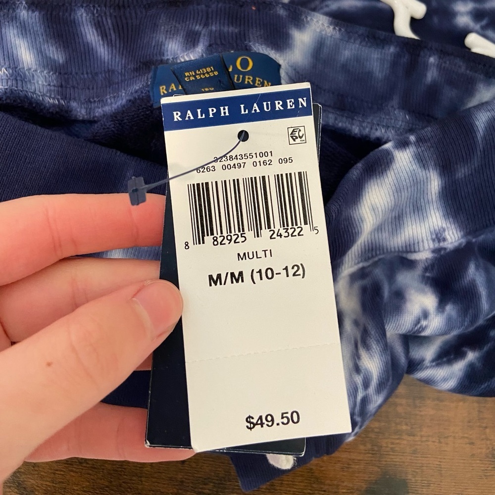 NWT | Polo Ralph Lauren boy’s tie dye shorts — medium - Picture 6 of 6